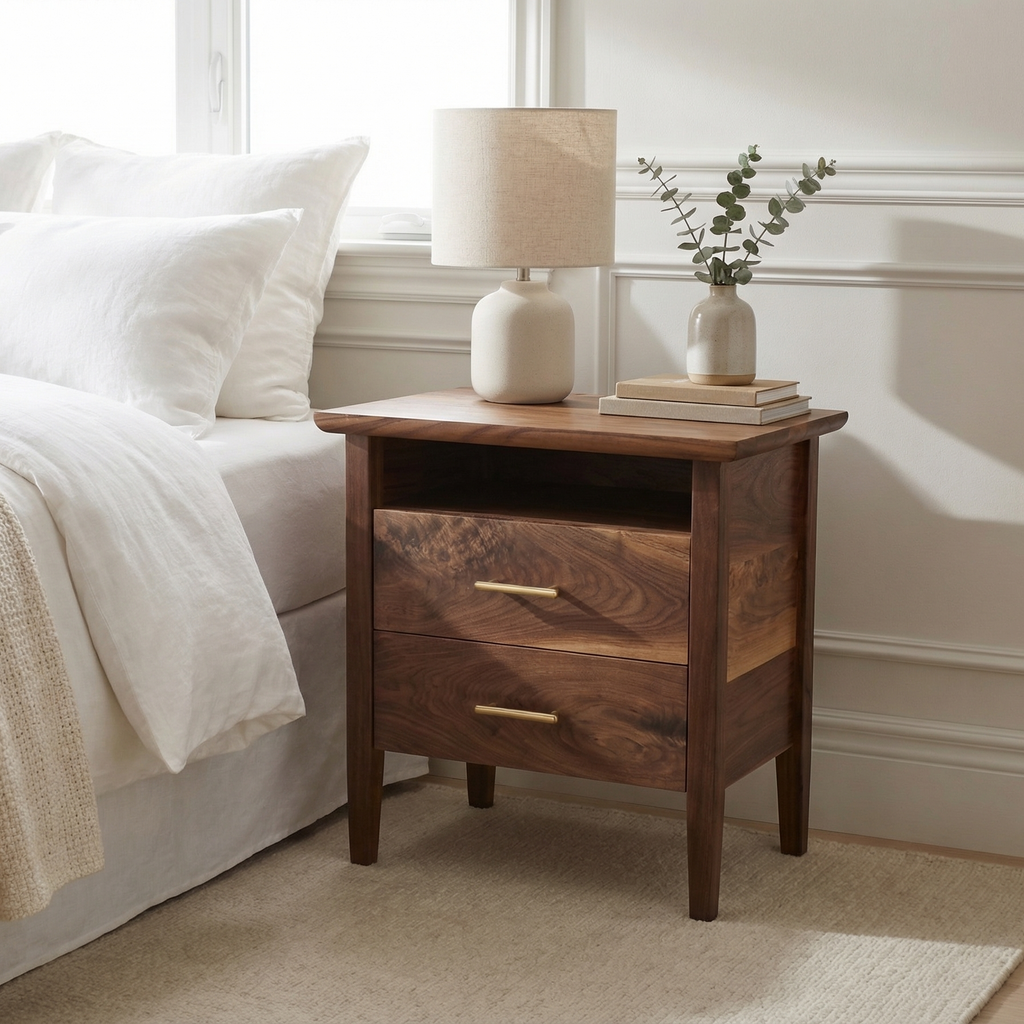 Avenir Nightstand in Black Walnut