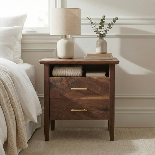 Avenir Nightstand in Black Walnut